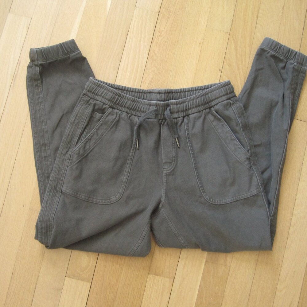 Athleta Farallon Joggers Size 2 Olive Green Vitage Palm Women's Exercise Pants - Picture 2 of 7